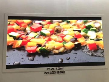 높은 정의 광고를 위한 작은 화소 피치 발광 다이오드 표시 작은 간격을 두는 P1.25