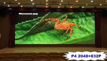 P4 800 Nits 높은 광도 광고를 위한 실내 LED 영상 벽 14 - 16 조금