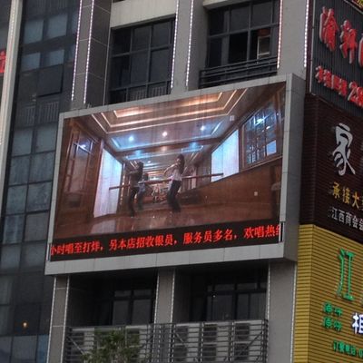 옥외 P6 높은 광도 발광 다이오드 표시 영상 벽 스크린 14 - 16 조금 회색 가늠자