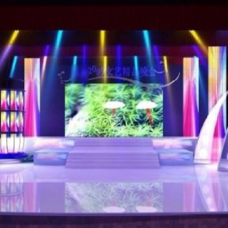 HD 상업 광고를 위한 옥외 P5 임대 단계 LED 스크린 1R1G1B